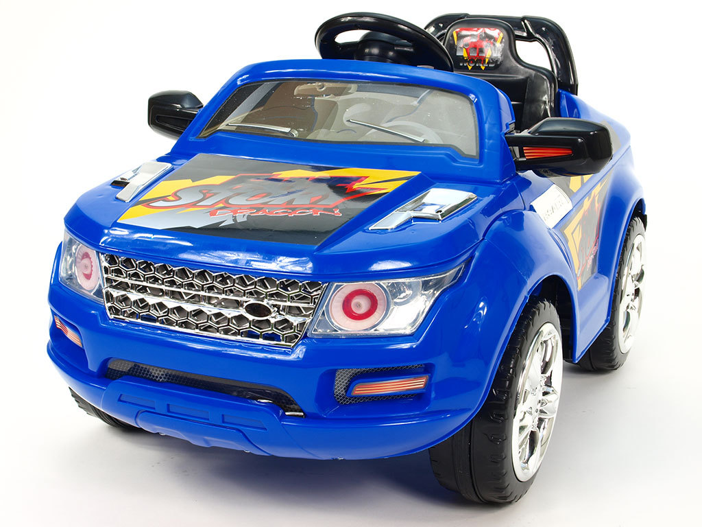 SUV Roverek mini s DO,2xmotor,2xbaterie,12V,modrý