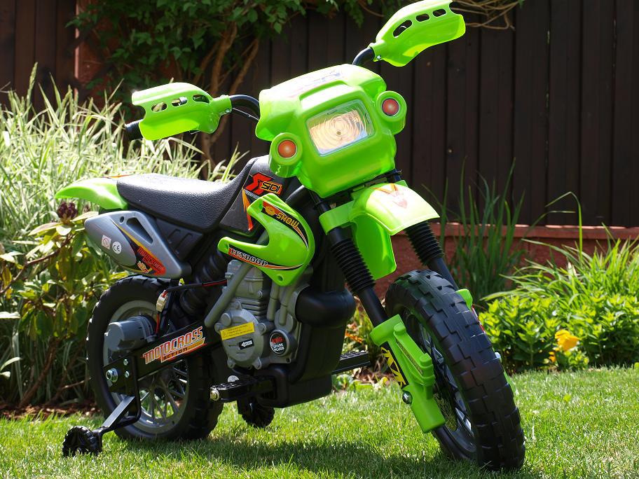 Elektrická nabíjecí motorka Crosska 6V, jako opravdová ...