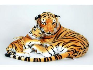 Plyšová tygřice s mládětem