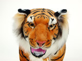 Plyšový stojící tygr oranžový